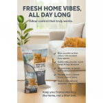 Flamingo Bentonite Clumping Cat Litter Baby Powder Scent with Zeolite 12kg for Cats