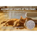 Flamingo Bentonite Clumping Cat Litter Baby Powder Scent with Zeolite 12kg for Cats