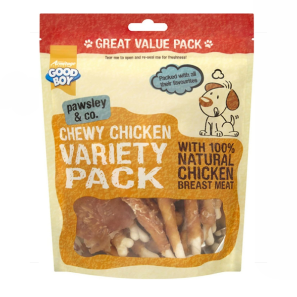 Good Boy Pawsley & Co. Chewy Dog Treats with Chicken 320g