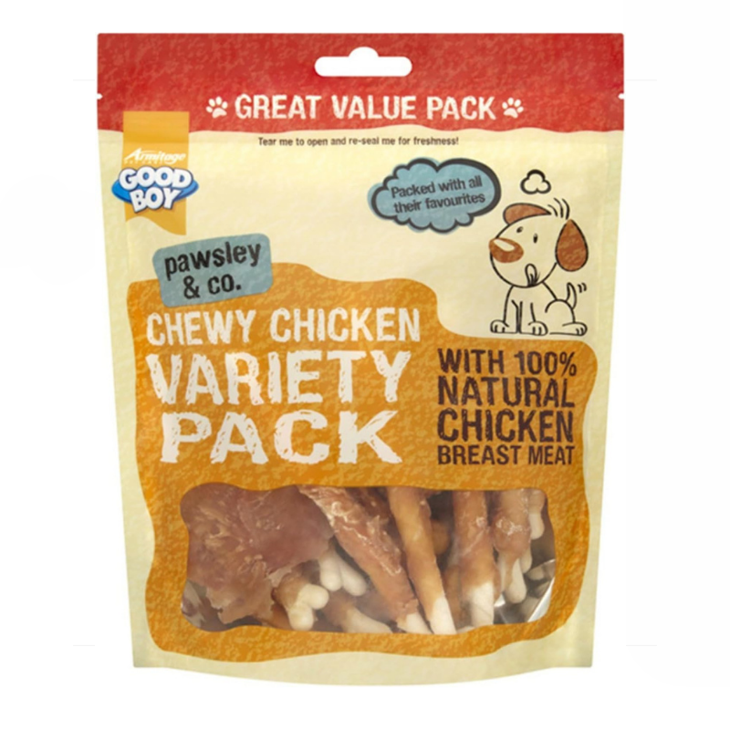 Petopiav1 - 2025-08-16T222654.757 Good Boy Pawsley & Co. Chewy Dog Treats with Chicken 320g