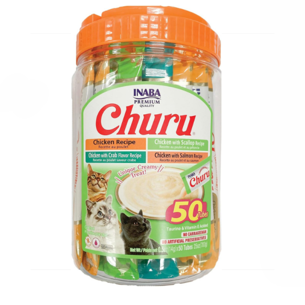 Inaba Churu Cat Treat Chicken Variety – 50x14g