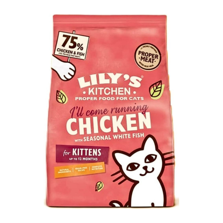 Lily's Kitchen Kitten Dry Food Chicken & White Fish 800g