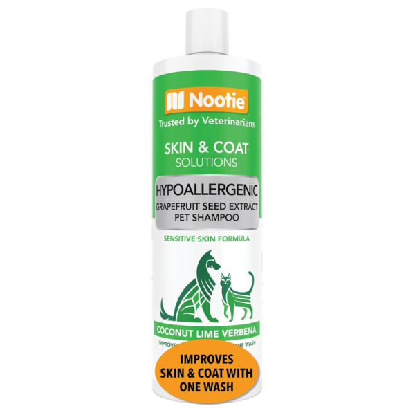 Nootie Coconut Lime Verbena Hypoallergenic Pet Shampoo for Dogs & Cats, 473ml