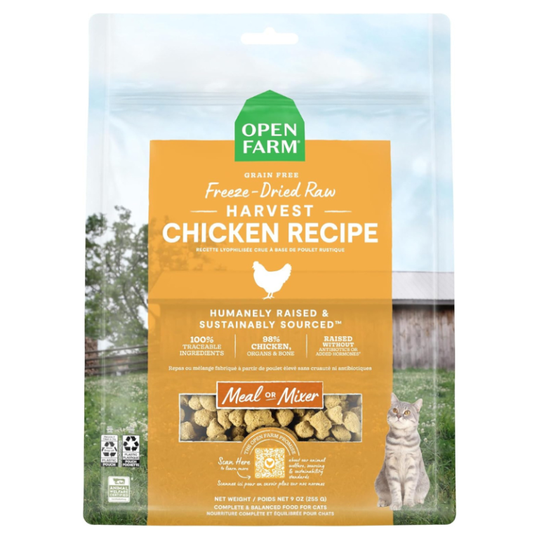 Open Farm Freeze-Dried Raw Cat Food with Chicken - 99g