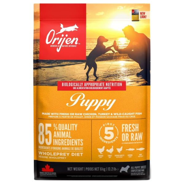 Orijen Puppy Dry Food 6kg – High Protein Nutrition