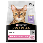 Purina Pro Plan Adult Delicate Digestion Dry Cat Food with Turkey, 10 kg