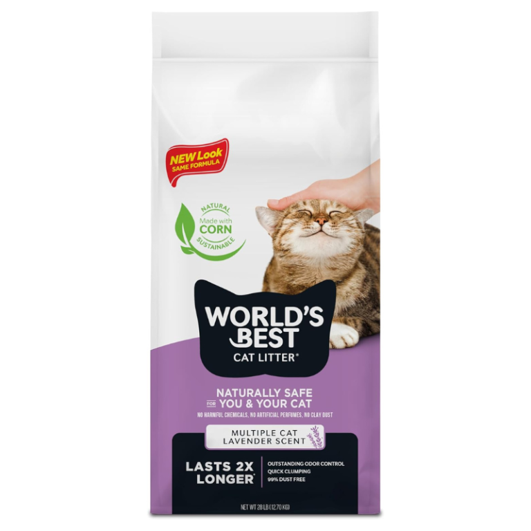 World's Best Multiple Cat Clumping Litter Lavender Scent – 12.7kg