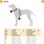 Ferplast Nikita PM Dog Harness XS Blue – Breathable Nylon for Small & Medium Dogs