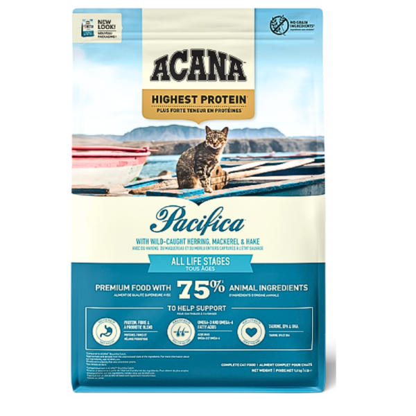Acana Pacifica Dry Cat Food – Wild-Caught Fish 1.8kg