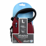 Alcott Adventure Dog Leash – Large Maroon 5m Retractable