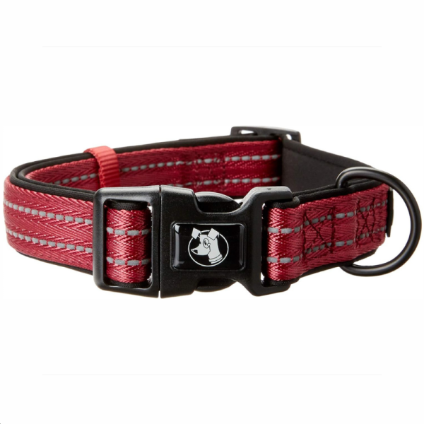 Alcott Adventure Dog Collar – Large Red 45-65cm