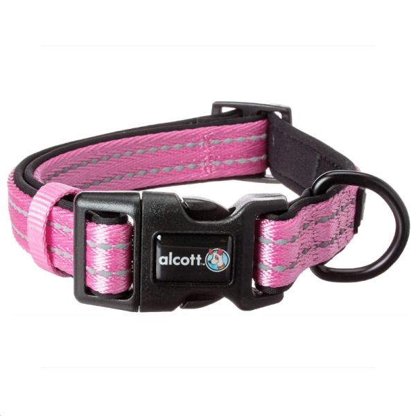 Alcott Adventure Medium Pink Dog Collar (35-50cm)