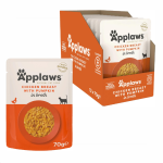 Applaws Natural Wet Cat Food with Chicken Breast & Pumpkin 12x70g