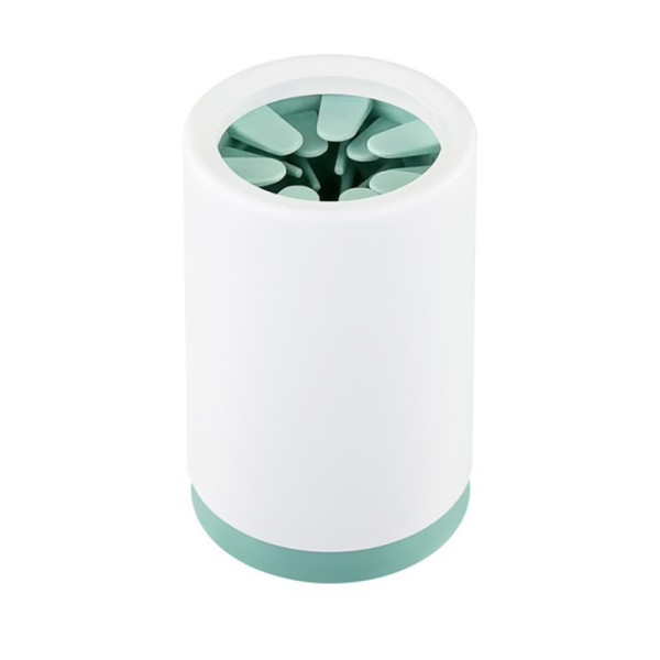 Carno Large White Pet Foot Washer for Dogs and Cats cleaning muddy paws