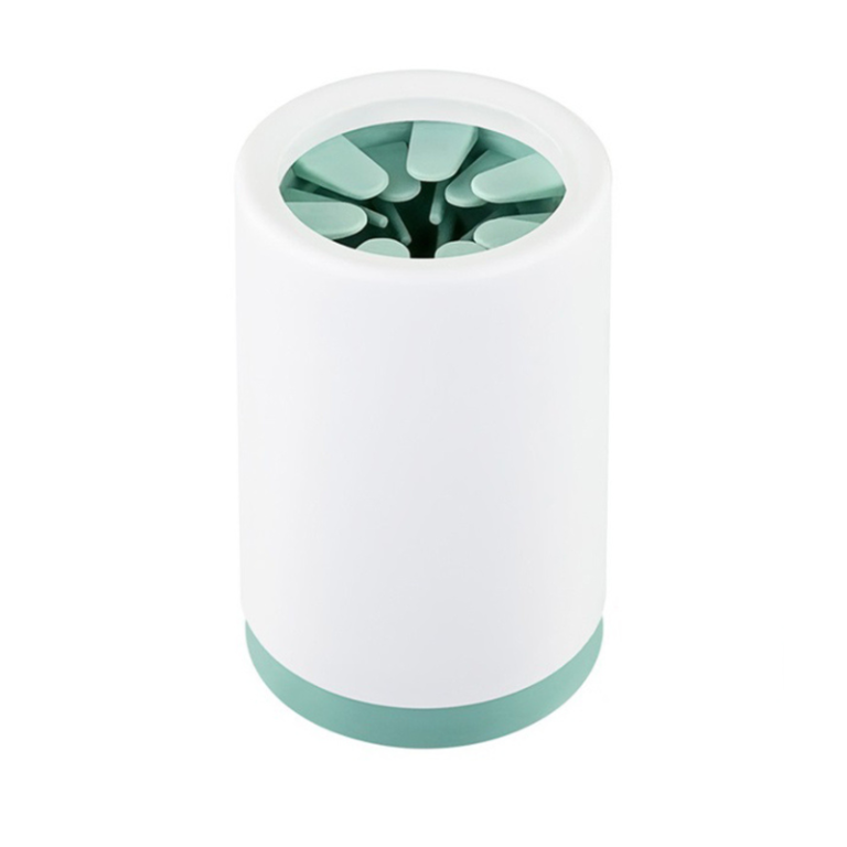 Carno Large White Pet Foot Washer for Dogs and Cats cleaning muddy paws