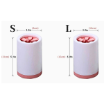 Carno Large White Pet Foot Washer for Dogs and Cats cleaning muddy paws