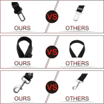 Doco Signature Dog Car Safety Belt Large – Black (2.5x70cm)