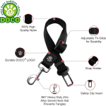 Doco Signature Dog Car Safety Belt Large – Black (2.5x70cm)