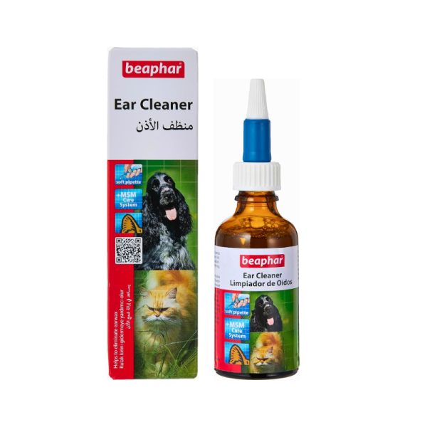 Beaphar Ear Cleaner Pipette for Pets – 50 ml
