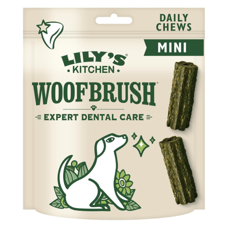 Lily's Kitchen Woofbrush Dental Dog Treats for Mini Dogs (1–5kg) – 130g