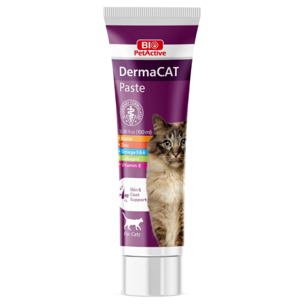 Bio PetActive DermaCat Supplement Paste for Cats 100ml