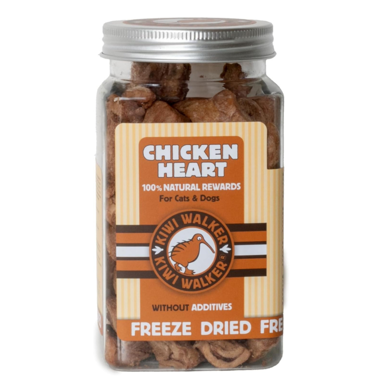 Untitled design - 2025-08-06T191034.249 Kiwi Walker Freeze Dried Chicken Heart Treats for Cats & Dogs – 90g