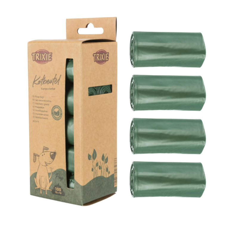 Trixie Compostable Dog Poop Bags – 10 x 10 per Pack