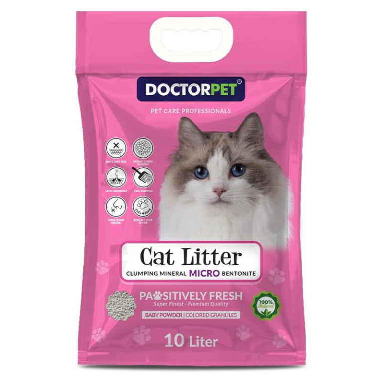 Doctor Pet Clumping Cat Litter Baby Powder 10L