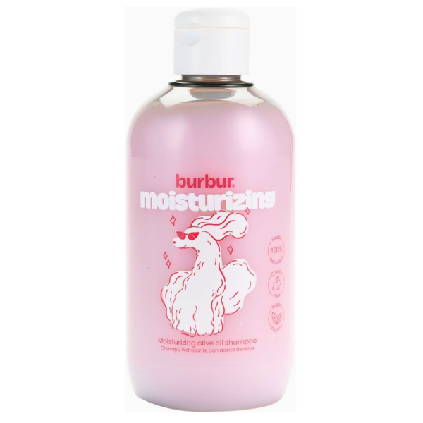 Burbur Moisturizing Pet Shampoo with Olive Oil – Gentle Dog & Cat Grooming, 400ML