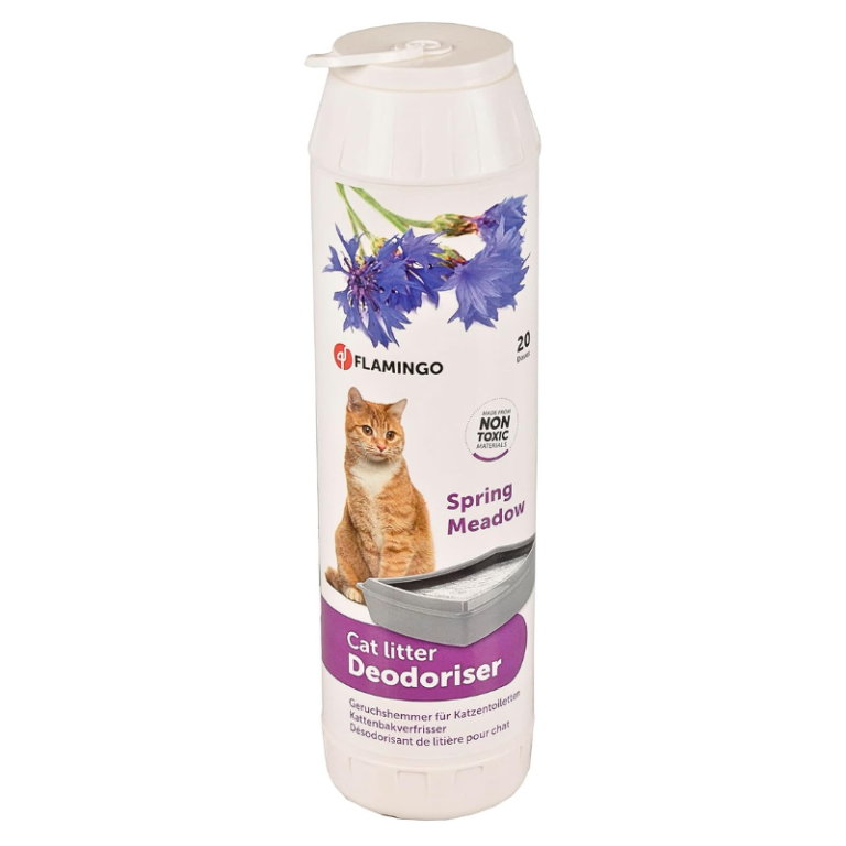 Flamingo Cat Litter Deodorizer Powder Spring Meadow Scent – 750G