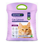 Doctor Pet Cat Litter Lavender 10L – Natural Clumping Bentonite, Odor Control
