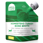Open Farm Homestead Turkey Bone Broth Meal Topper for Dogs & Cats – 12OZ (354g)