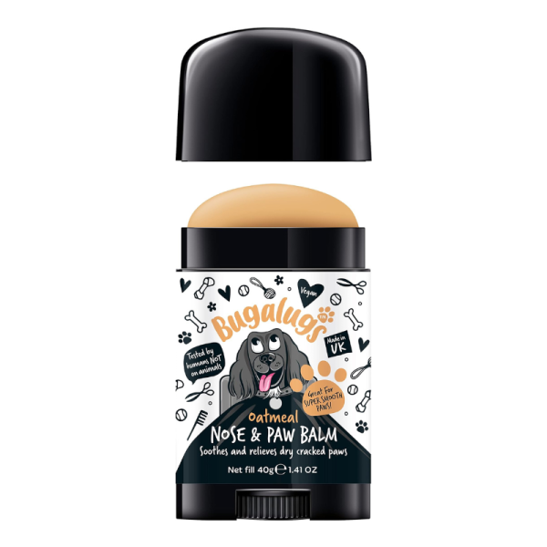 Bugalugs Dog Nose & Paw Balm with Oatmeal 40G – Soothing Care for Dogs