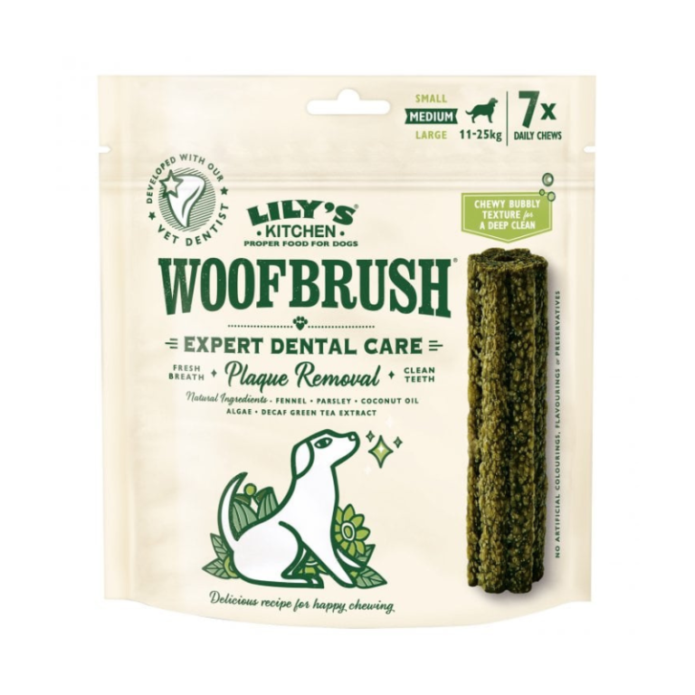 Lily’s Kitchen Woofbrush Dental Treats for Medium Dogs 196g