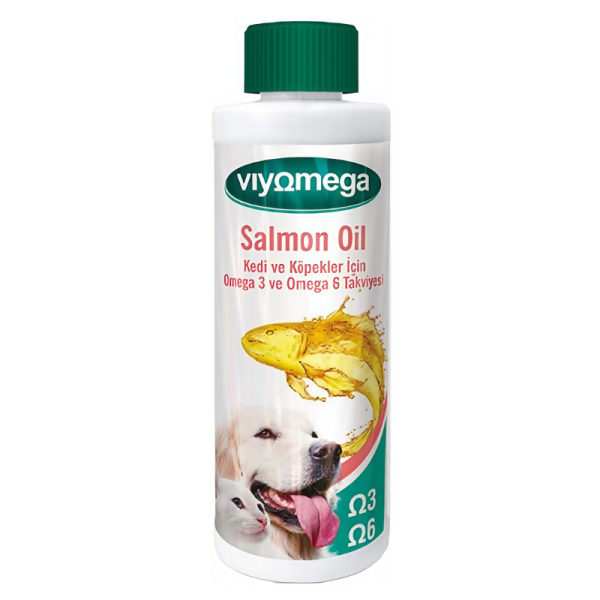 Bio PetActive Opti Biomega Salmon Oil Supplement Bottle 250ML for Dogs and Cats