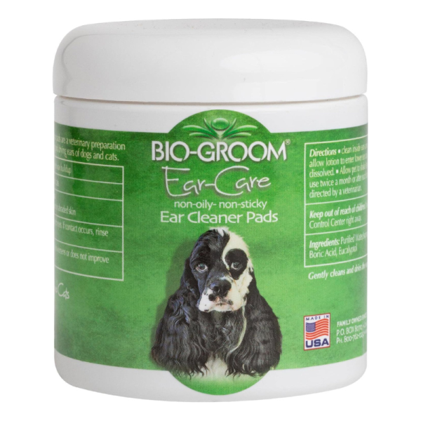 Bio-Groom Ear Cleaning Pads for Dogs and Cats 25 Per Pack