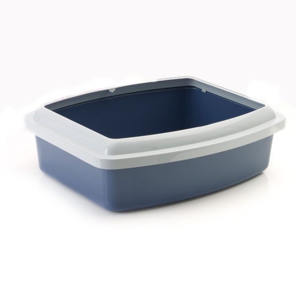 Savic Red Cat Litter Tray with Rim (56x43.5x14.5cm) 1 pcs