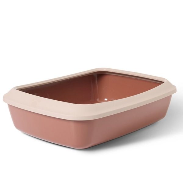 Savic Nordic Iriz Tuscan Red Cat Litter Tray 42cm