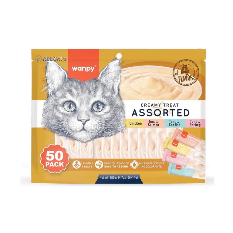 Wanpy Assorted Creamy Cat Treats 50-Pack