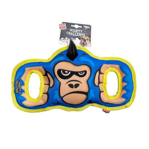 Gigwi Double Handle Dog Tug Toy with Squeaker