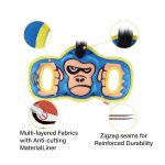 Gigwi Double Handle Dog Tug Toy with Squeaker