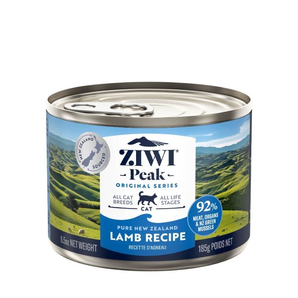 ZIWI Peak Wet Cat Food Lamb Recipe 185g Can