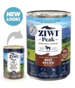 ZIWI Peak Wet Dog Food Beef Recipe 390g Can