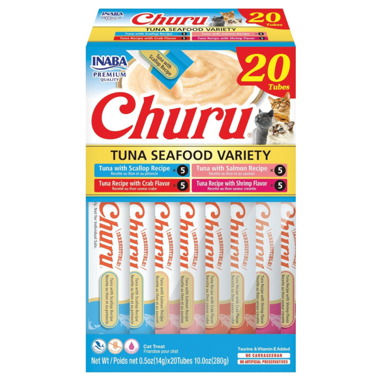 Inaba Churu Tuna & Seafood Variety Cat Treats 20-Pack