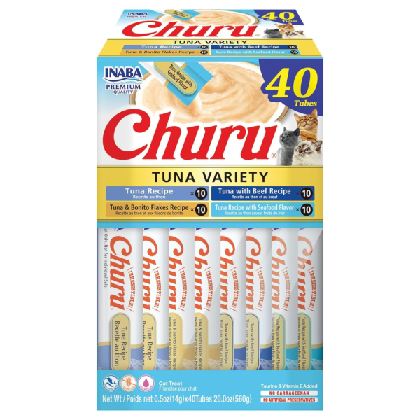 Inaba Churu Tuna Variety Cat Treats 40-Pack
