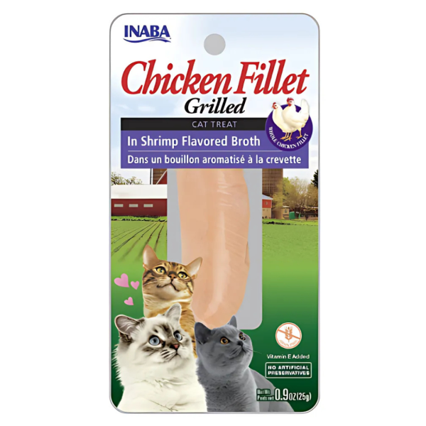 Inaba Grilled Tuna Fillet Cat Treats in Broth