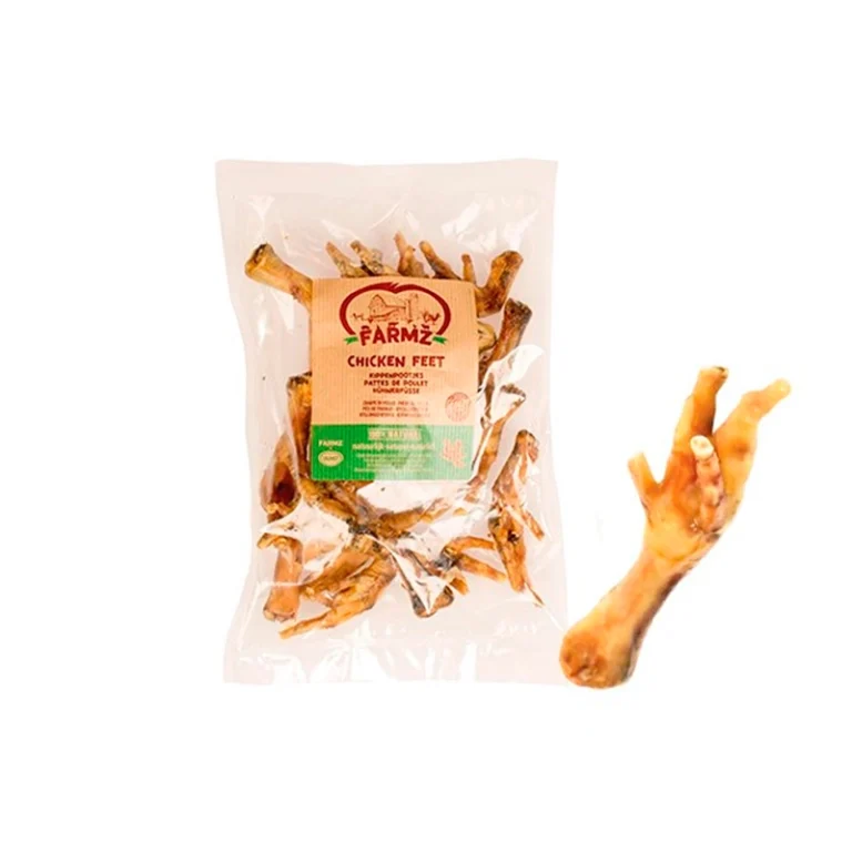 Duvo Plus Farmz Low Fat Chicken Feet Dog Treats 250 gr