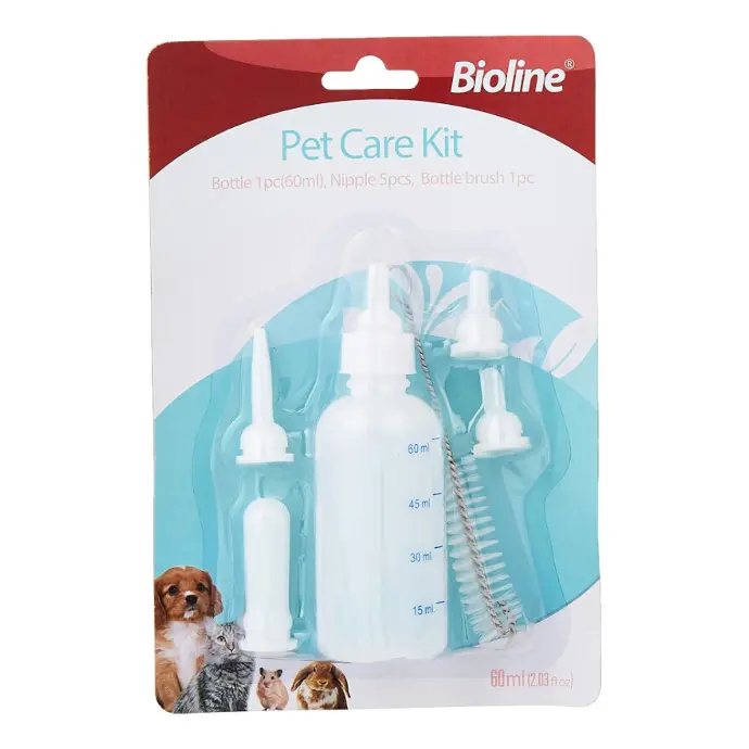 Bioline Pet Feeding Bottle Kit 60ml