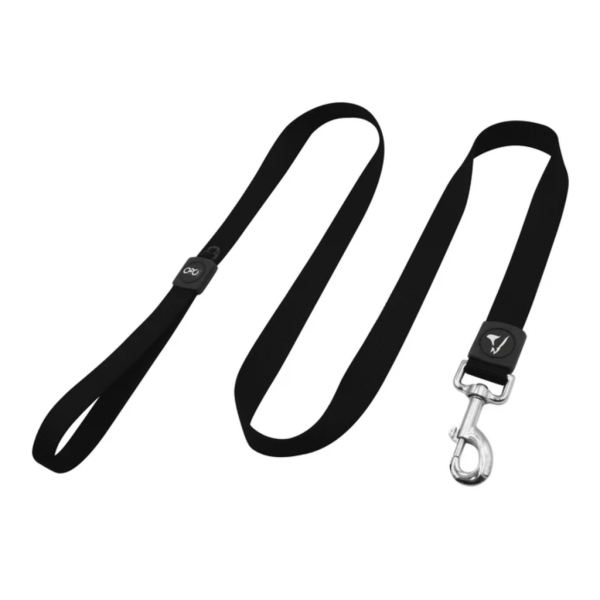 DOCO Large Black Nylon Dog Leash (180x2.5cm) 1 pcs