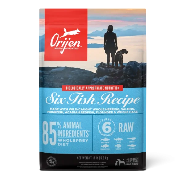 Orijen Six Fish Dry Dog Food 11.4kg
